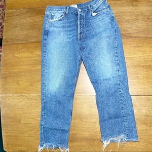 Agolde Riley style cropped denim size 31